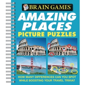 Brain Games Amazing Places Pictures Puzzle Book
