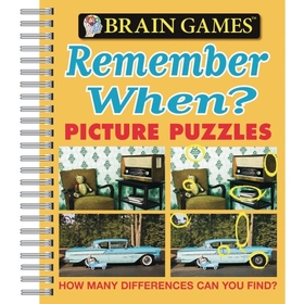 Brain Games Remember When? Picture Puzzles Book