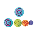Fat Brain Toy OombeeBall Textured Nesting Ball Set
