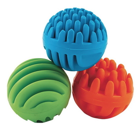 Fat Brain Toy Sensory Rollers Silicone Ball Set (Set of 3)