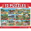 Masterpieces Puzzle MasterPieces&#174; 12-Puzzle Multipack Folk Art, Price/Each