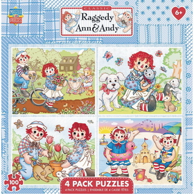 MasterPieces&#174; Raggedy Ann & Andy 4-Puzzle Multipack