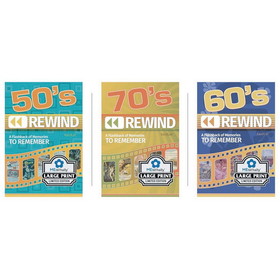 Meternally 50s, 60s & 70s Decade Rewind Reminiscing Booklets Set (Set of 3)