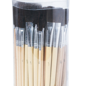 S&S Worldwide Bristle Brush Assortment Pack, Black