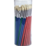 S&S Worldwide Bristle Brush Assortment Pack, White