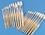S&S Worldwide White Bristle School Brushes, Price/Set of 24