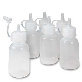 S&S Worldwide Plastic Paint Bottles, 1-oz.