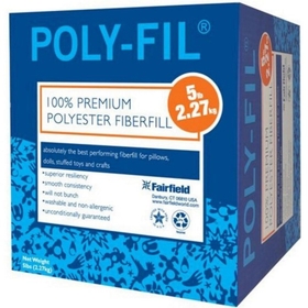 Fairfield Poly-Fil Fiberfill 5-lb. Box