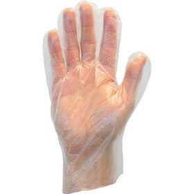 Safety Zone Disposable Plastic Gloves