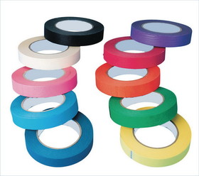 Color Splash 10-Color Craft Tape Assortment, 1"W x 60 yards