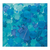 S&S Worldwide Sea Glass Bead Assortment, Ocean Wave