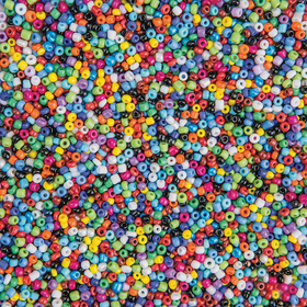 S&S Worldwide Glass Seed Beads 1/2-lb bag