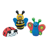 S&S Worldwide Wooden Bee, Butterfly and Ladybug Craft Kit