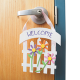 S&S Worldwide Welcome Door Hanger Craft Kit