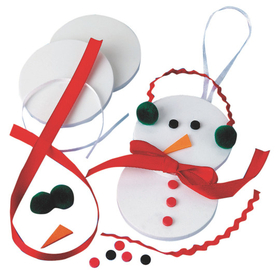 S&S Worldwide Snowman Ornament Craft Kit