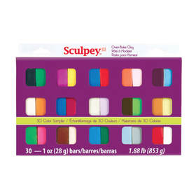 Sculpey Polymer Clay Sampler 1-oz. Colors