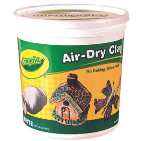 Crayola Air Dry Clay, 5lb. White