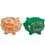 Color-Me Ceramic Bisque Pig Banks, Price/12 /Pack