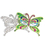 S&S Worldwide Butterfly Half Masks, Price/24 /Pack