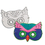 S&S Worldwide Owl Half Mask, Price/24 /Pack