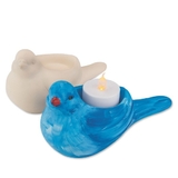 Color-Me Ceramic Bisque Bird Tealight