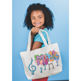 Color-Me Medium Tote Bag with Gusset