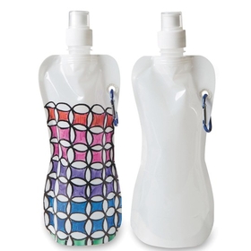 S&S Worldwide Color-Me Collapsible Water Bottles (pack of 50)