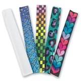 Color-Me Fabric Slap Bracelets