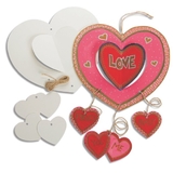 Color-Me Heart Mobiles (pack of 12)
