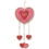 Color-Me Heart Mobiles (pack of 12), Price/12 /Pack
