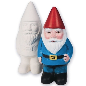 Color-Me Ceramic Bisque Gnomes