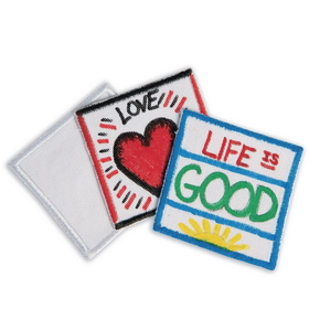 Color-Me&#153; Iron-On Square Patches (Pack of 48)