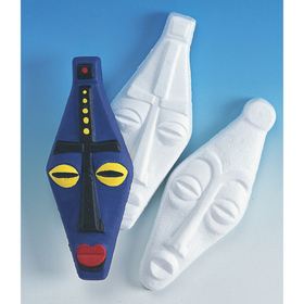 S&S Worldwide Preformed Foam African Masks