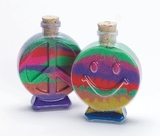 S&S Worldwide Smile and Peace Sand Art Bottle Assortment