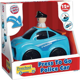 SMALL WORLD TOYS Small World Toys Press N' Go Police Car