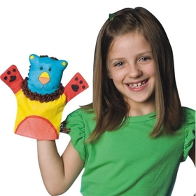 Color-Me Fabric Animal Hand Puppets