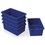 Jonti-Craft Blue Cubbie Storage Tote Tray, 8-5/8"W x 13-1/2"D x 5-1/4"H, Price/each