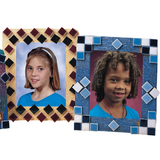 S&S Worldwide EduCraft Mosaic Tile Picture Frames Craft Kit