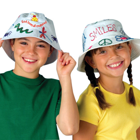 S&S Worldwide Bucket Hat Craft Kit