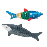 S&S Worldwide Flexible Wooden Shark Craft Kit (makes 12)