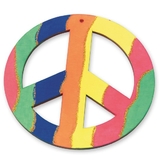 S&S Worldwide Wood Peace Sign Craft Kit
