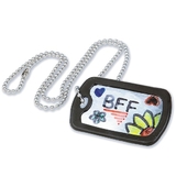 S&S Worldwide Dog Tag Necklaces Craft Kit