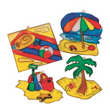 S&S Worldwide Beach Sun Catchers Craft Kit