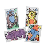 S&S Worldwide Paint-a-Dot Jungle Animals Craft Kit