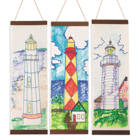 S&S Worldwide Lighthouse Panels Craft Kit