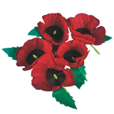 S&S Worldwide Remembrance Poppies Craft Kit