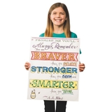S&S Worldwide Paint-a-Dot Braver...Stronger Poster Craft Kit (makes 12)