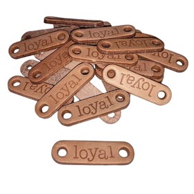 Loyal Leather Bracelet Charms (Pack of 24)