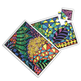 S&S Worldwide Doodle Puzzle Craft Kit