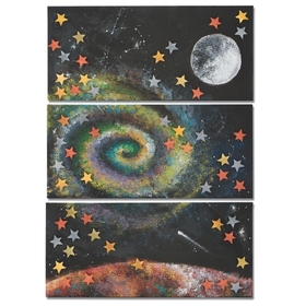 Galactic Space Triptych Collaborative Craft Kit